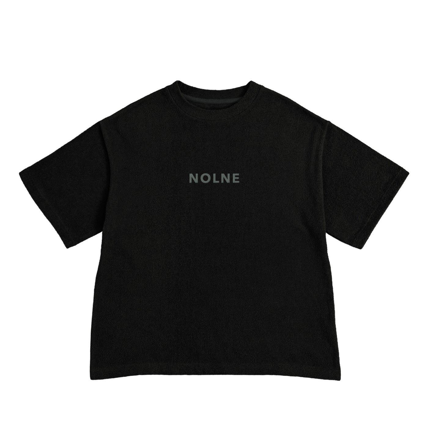 NOLNE刺繍パイルTシャツ black image