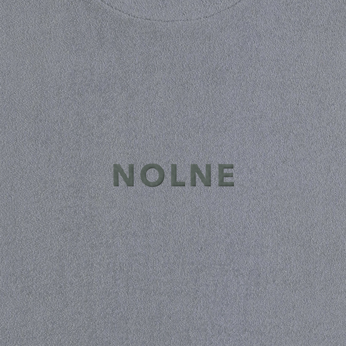 NOLNE刺繍パイルTシャツ fog-blue image