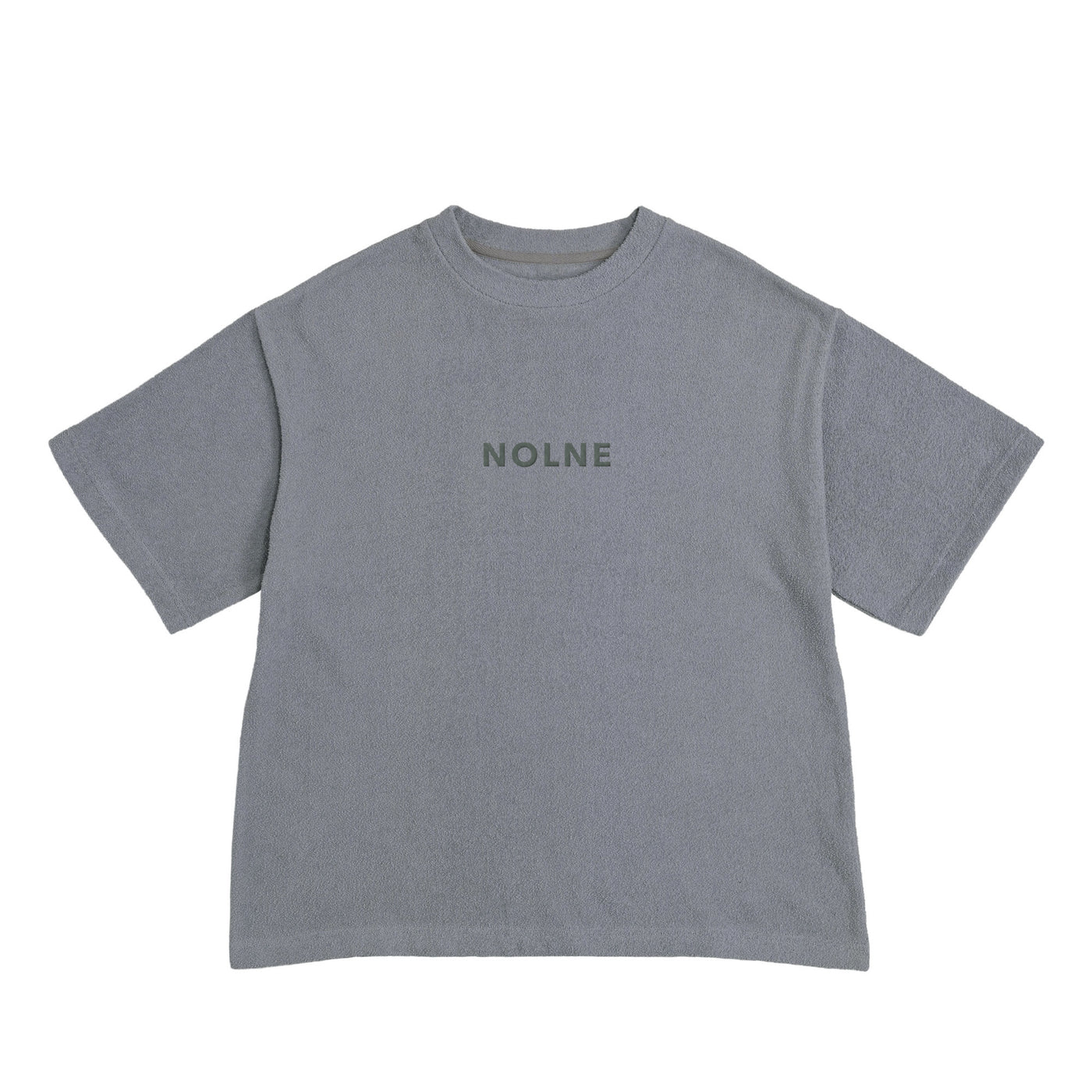 NOLNE刺繍パイルTシャツ fog-blue image